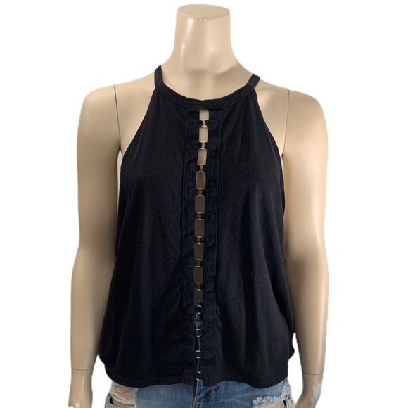 3/$30 - Forever 21 Black Halter Top Size XXL - Picture 1 of 9